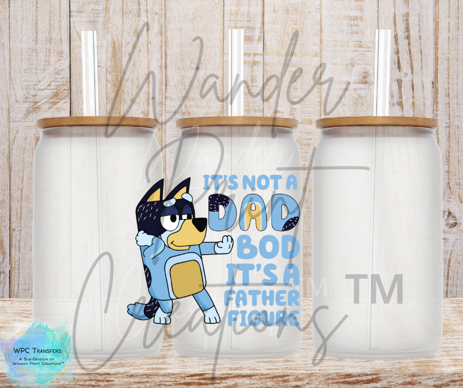 Bluey Bandit It's Not A Dad Bod It's A Father Figure Father's Day Coffee Mug  Gift