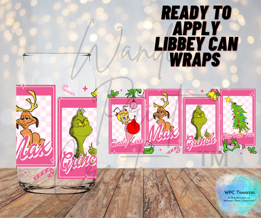 Grinch Main Character Libbey Vinyl Wrap