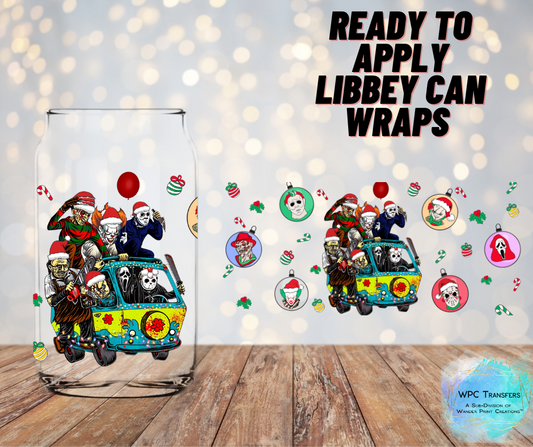 Christmas Horror Bus Libbey Vinyl Wrap