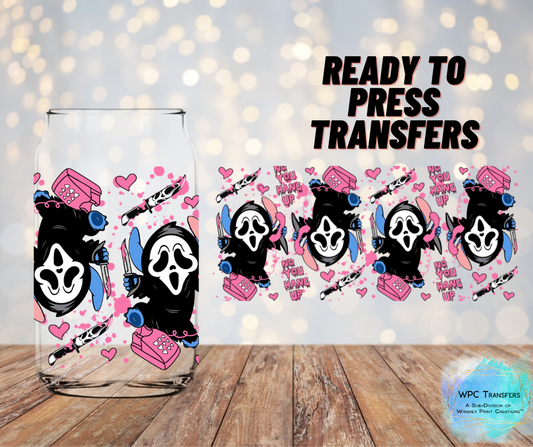 Scream Stitch Sublimation Transfer