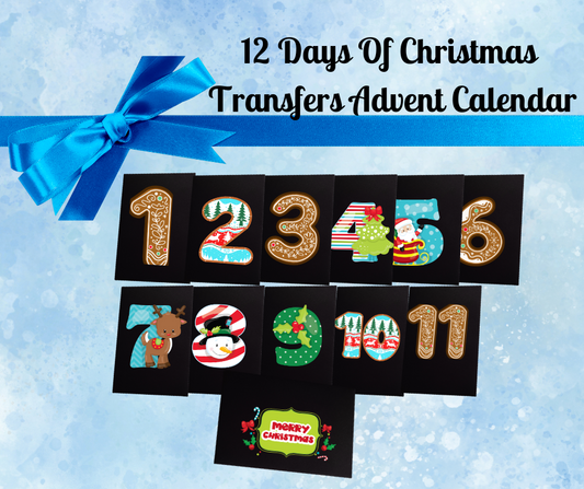 12 Days Of Christmas Transfer Advent Calendar