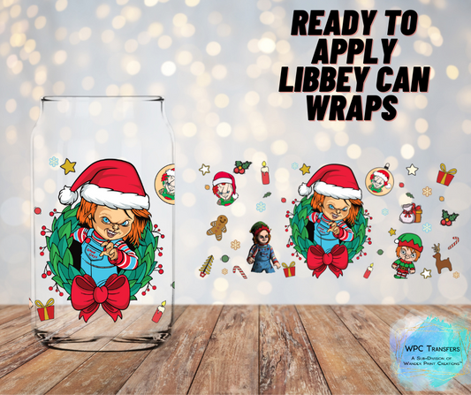 Christmas Chucky Reef Libbey Vinyl Wrap