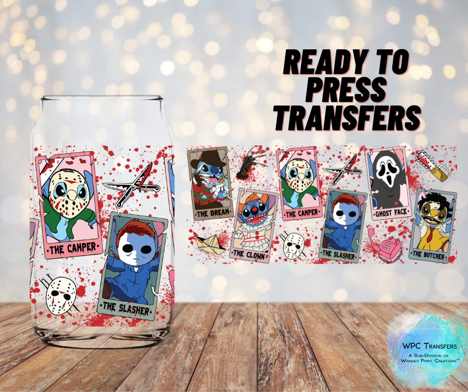 Horror Stitch Sublimation Transfer