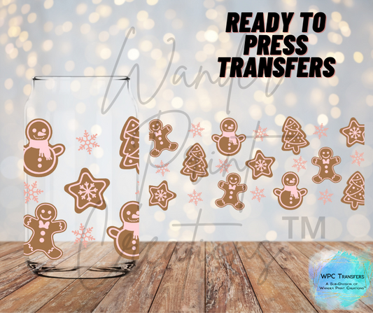 Pastel Gingerbread Sublimation Transfer