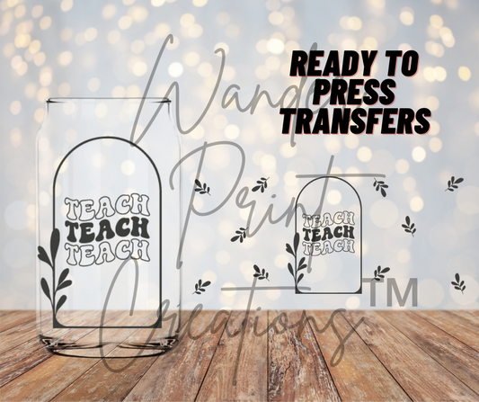 Teach x3 Sublimation Transfer