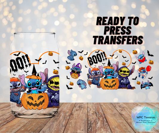 Boo Stitch Sublimation Transfer