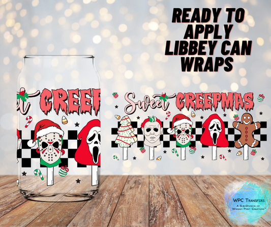 Sweet Creepmas Libbey Vinyl Wrap