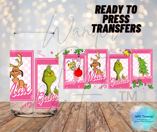 Grinch Main Character Sublimation Transfer