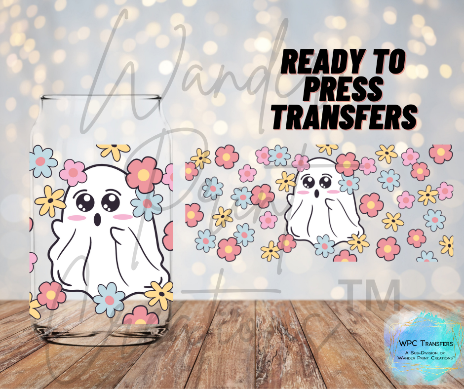 Flower Ghost Sublimation Transfer