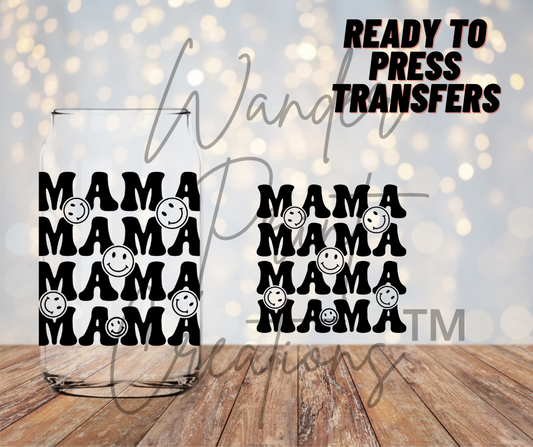 Mama Smiles Sublimation Transfer