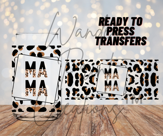 Leopard Mama Sublimation Transfer