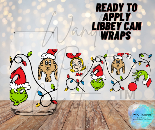 Cindy, Max & The Grinchmas Libbey Vinyl Wrap