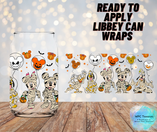 Halloween Mouse Libbey Vinyl Wrap