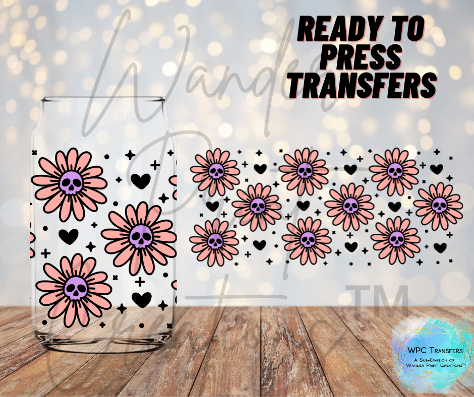 Deathly Daisies Sublimation Transfer