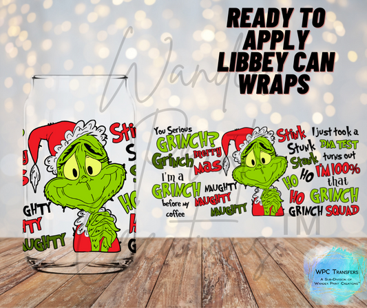 Chaos Of Grinchmas Libbey Vinyl Wrap