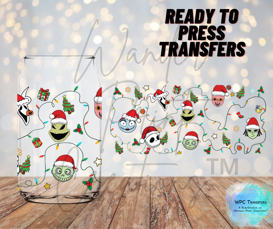 Nightmare Essence Of Christmas Sublimation Transfer