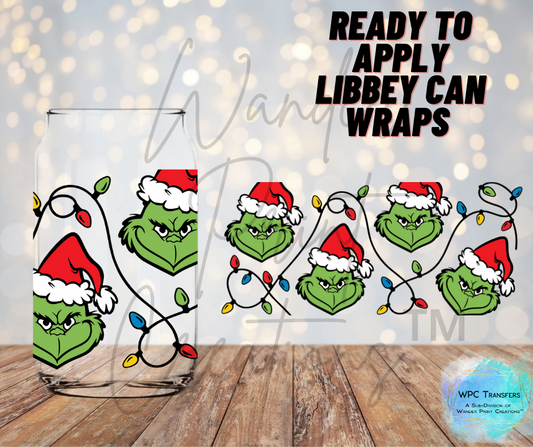 Grinchmas Lights Libbey Vinyl Wrap