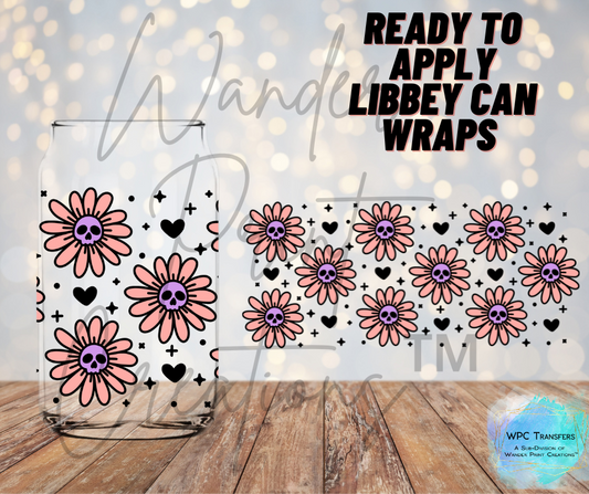 Deathly Daises Libbey Vinyl Wrap