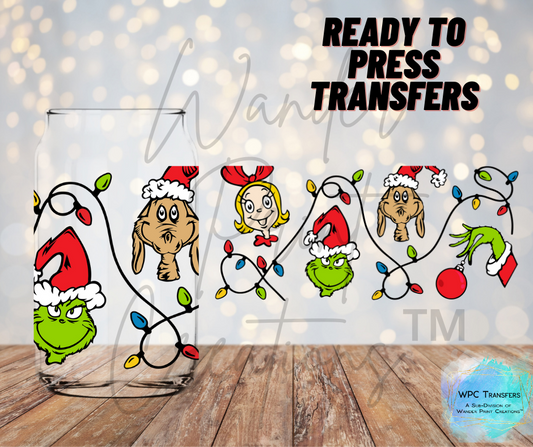 Cindy, Max & The Grinchmas Sublimation Transfer