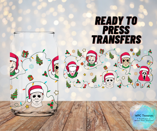 Christmas Kings Of Horror Sublimation Transfer