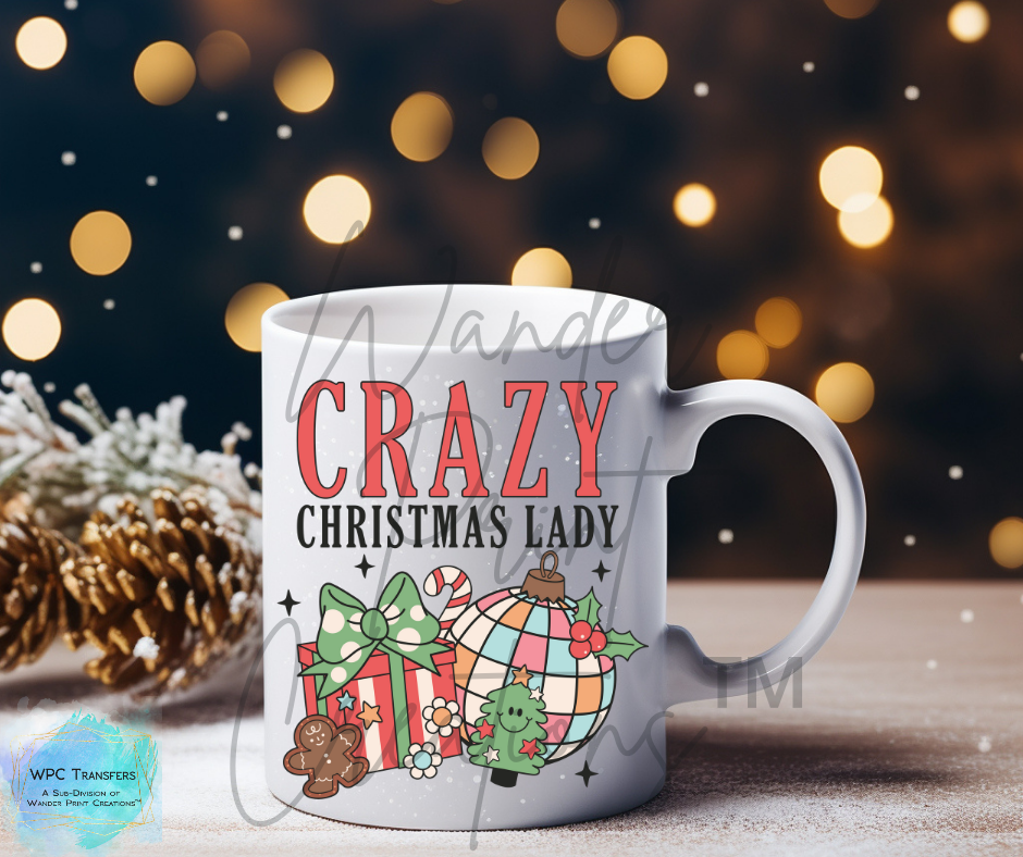 Crazy Christmas Lady 15oz Mug