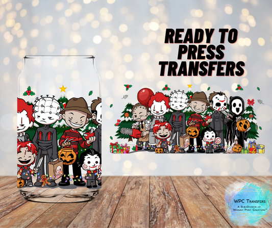 Happy Horror Christmas Sublimation Transfer