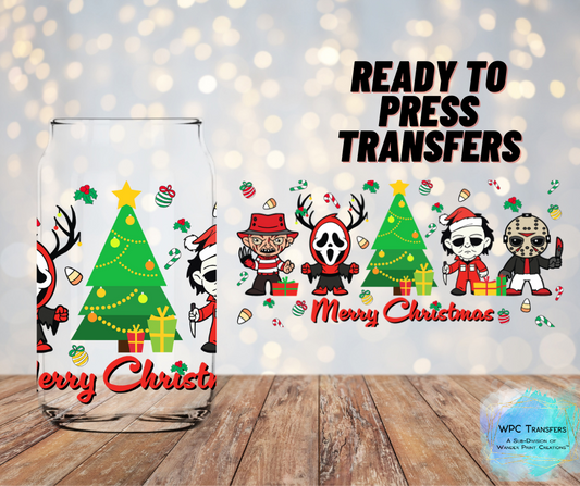 Horror Christmas Sublimation Transfer