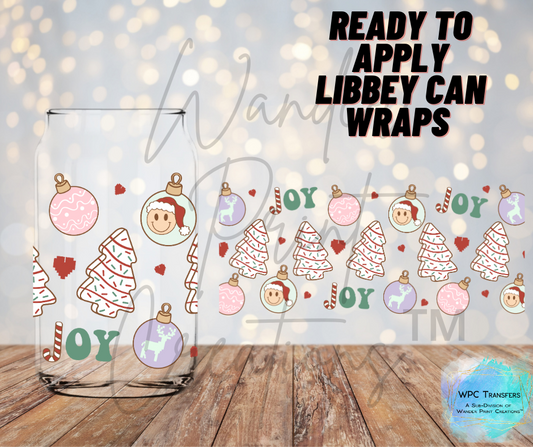 Christmas Cakes & Joy Libbey Vinyl Wrap