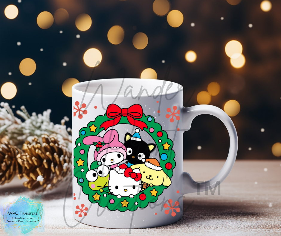 Christmas Kitty & Friends 15oz Mug