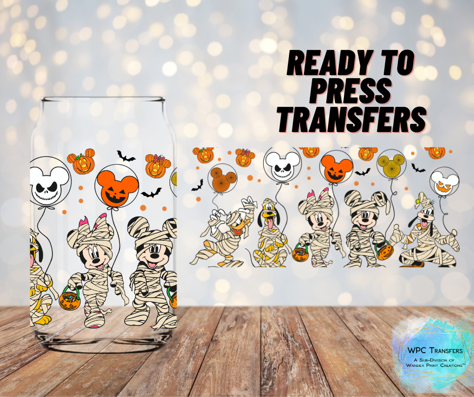 Halloween Mouse Sublimation Transfer