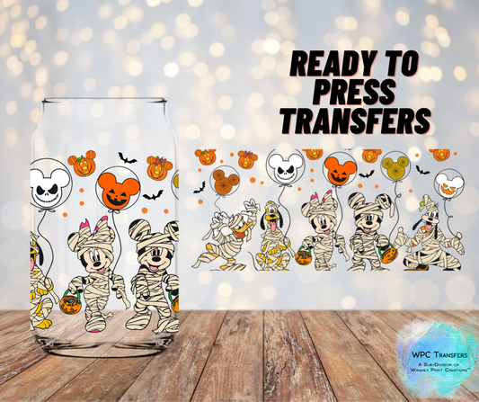 Halloween Mouse Sublimation Transfer