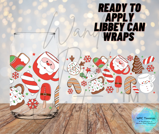 Hot Coco Santa Libbey Vinyl Wrap