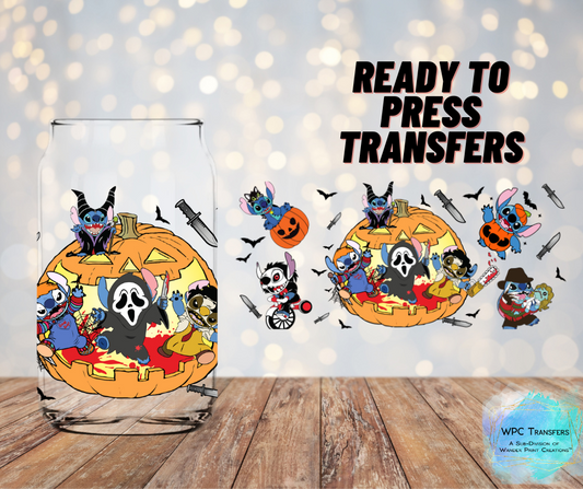 Stitch Kings Of Horror Sublimation Transfer