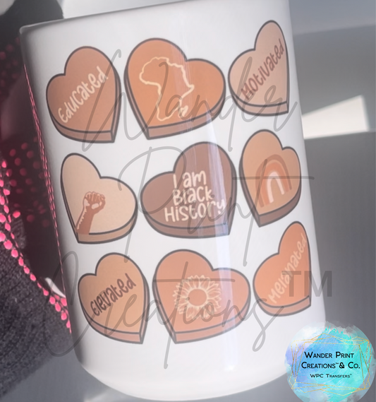 Black History Hearts 15oz Mug