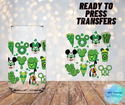 Mouse St. Patty's Sublimation Transfer