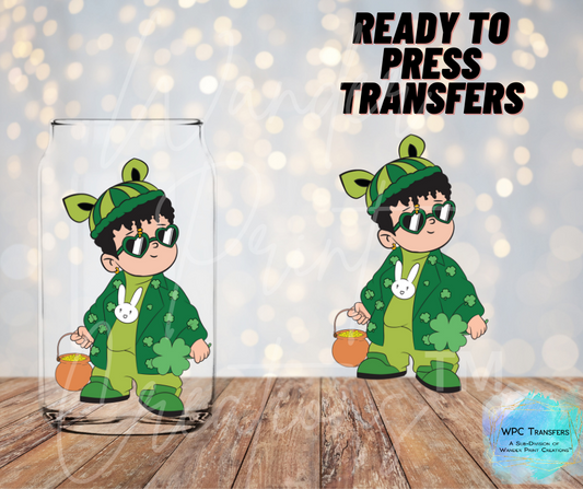 Baby Benito St Patty Sublimation Transfer