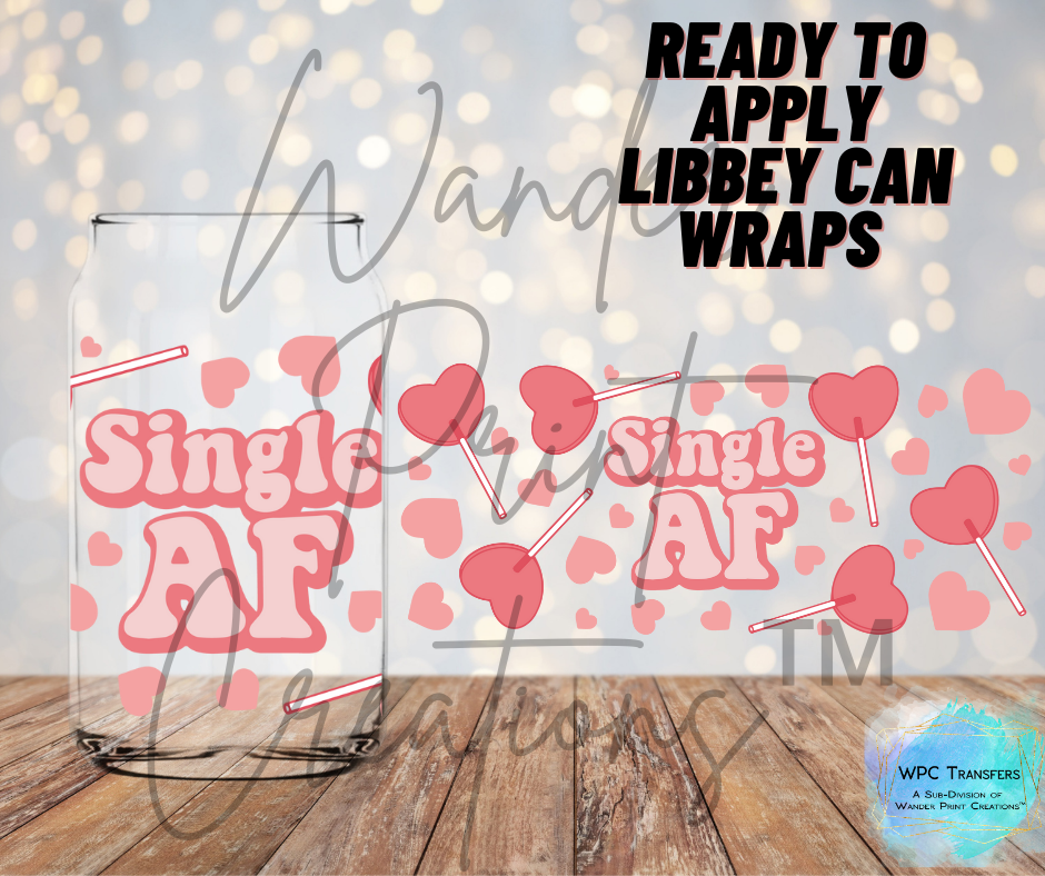 Single AF Libbey Vinyl Wrap