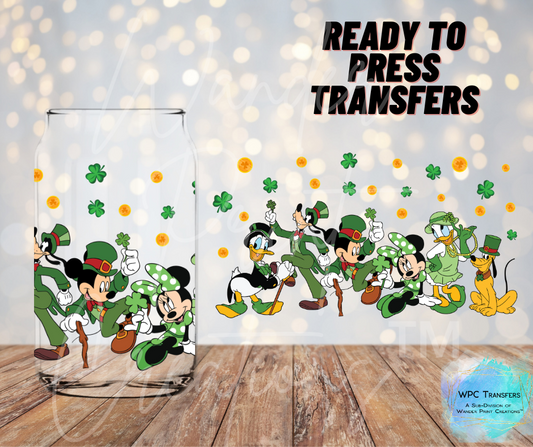 Mouse Friends Clover Sublimation Transfer