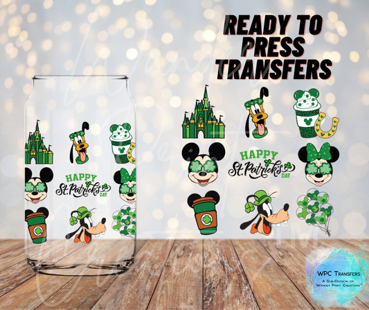 Mouse St. Patty's Sublimation Transfer