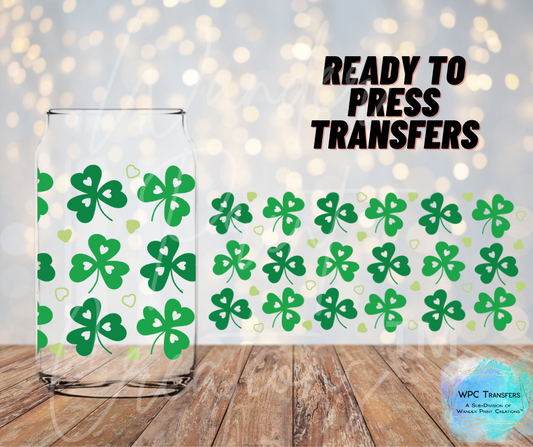 Clover & Hearts Sublimation Transfer