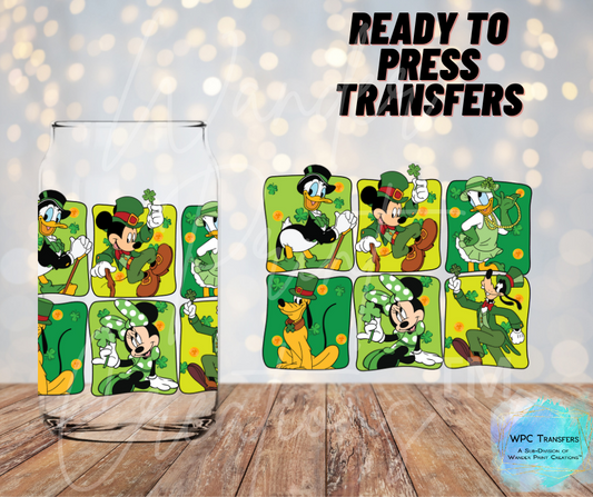 Clover Mouse Friends Sublimation Transfer