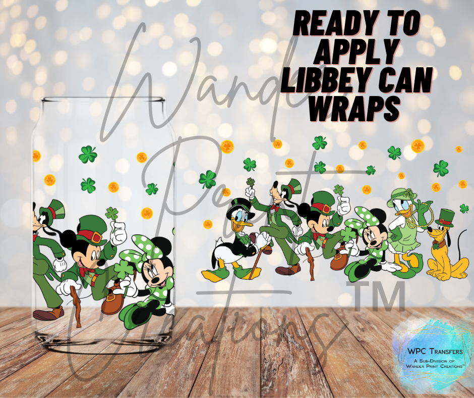 Mouse Friends Clover Libbey Vinyl Wrap