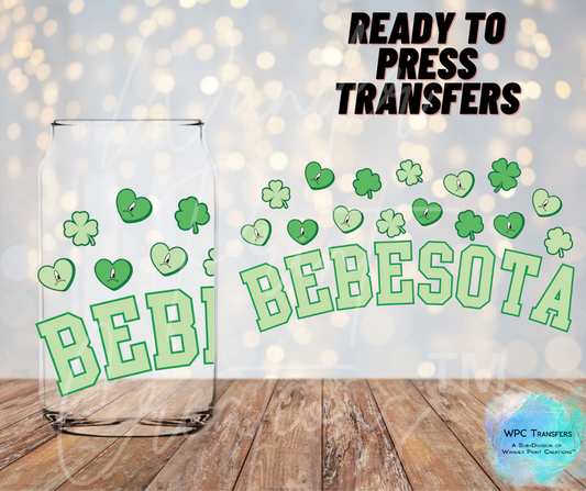 St. Patty's Bebesota Sublimation Transfer