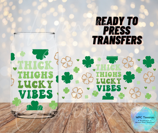 Thick Thighs Lucky Sublimation Transfer