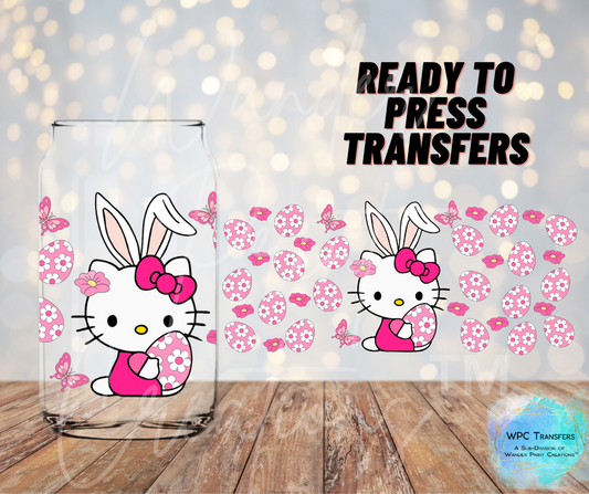 Easter Hey Kitty Sublimation Transfer