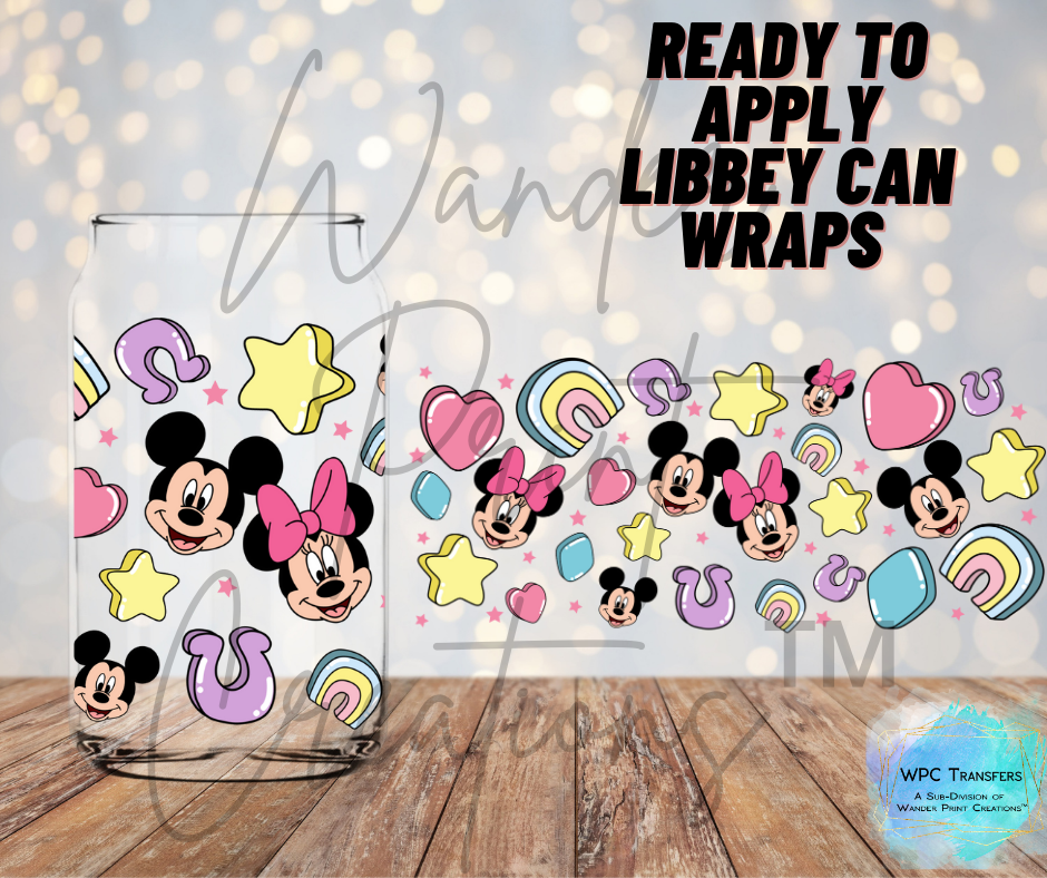 Mouse Charms  Libbey Vinyl Wrap