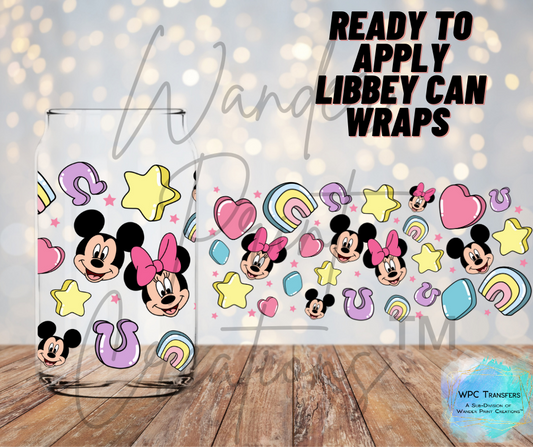 Mouse Charms  Libbey Vinyl Wrap