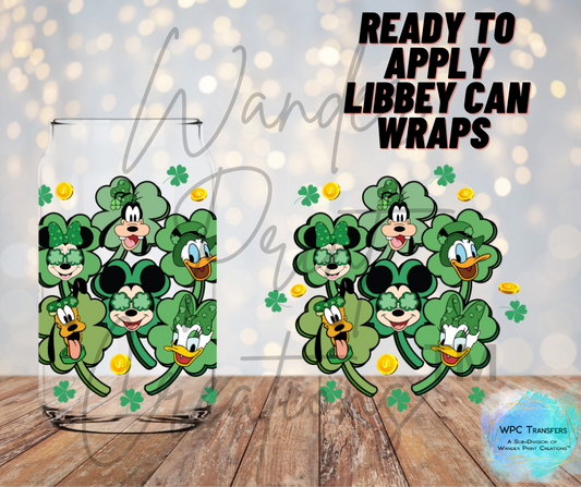 Mouse Friends Clover  Libbey Vinyl Wrap