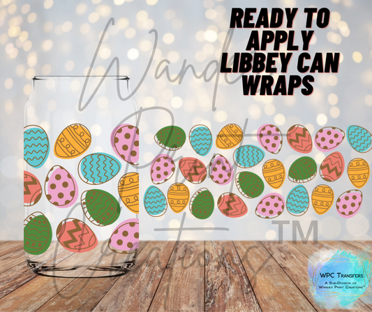 Earth Tone Easter Libbey Vinyl Wrap