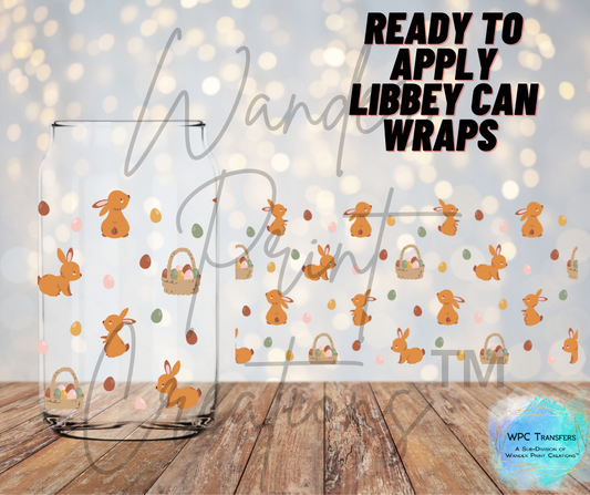 Earth Tone Easter Libbey Vinyl Wrap